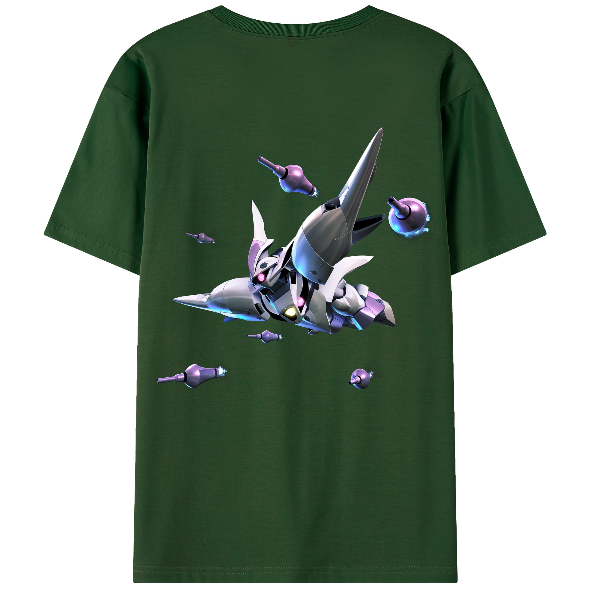 （画像用） 機動戦士ガンダム Mobile Suit Gundam 綿100％半袖Tシャツ（背面プリント）